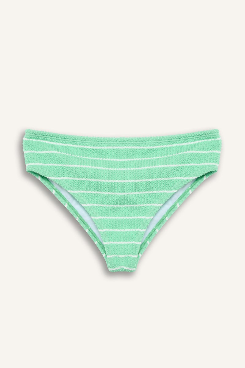 DeFacto Green Girl 2 piece Striped Woven Bikini Casual - Image 5